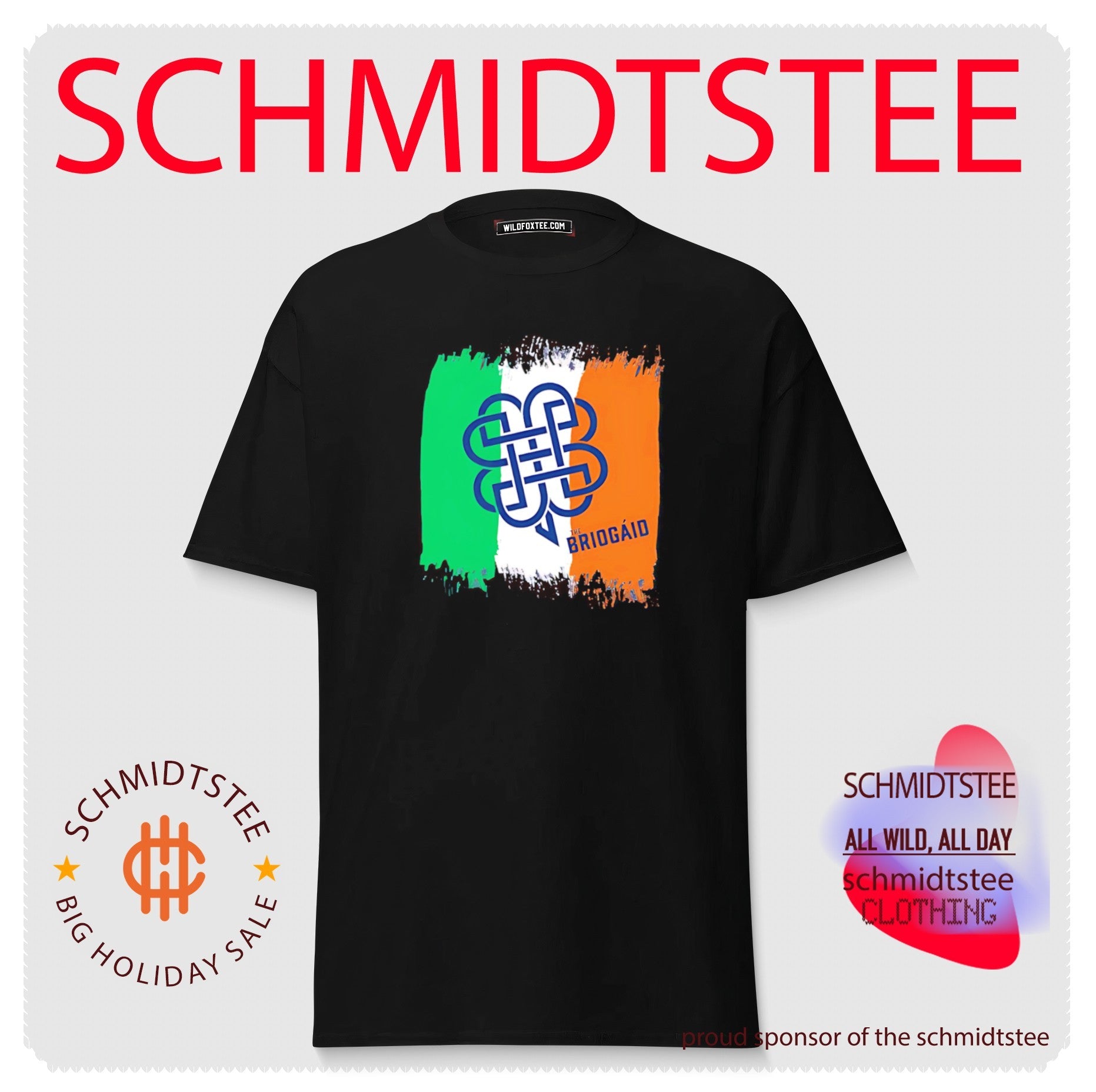The Briogaid Irish Flag Clover Ireland Shamrock shirt
