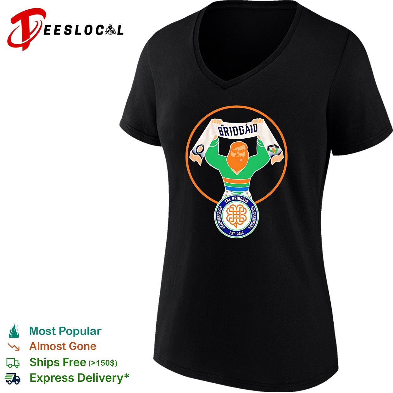 The Briogaid Irish mascot shirt