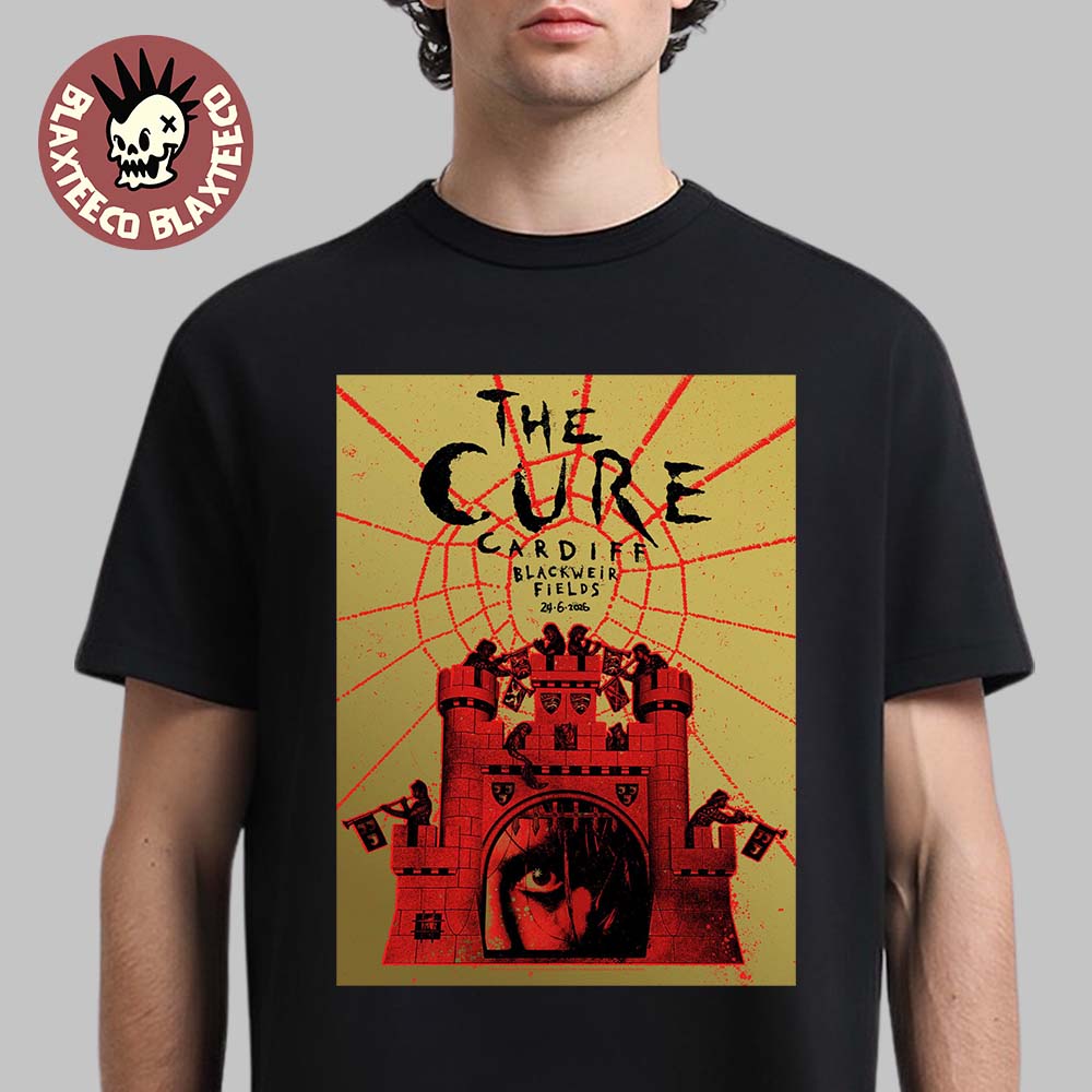 The Cure Cardiff Wales 2026 Event Tee At Blackweir Fields On 24 June 2026 T-Shirt