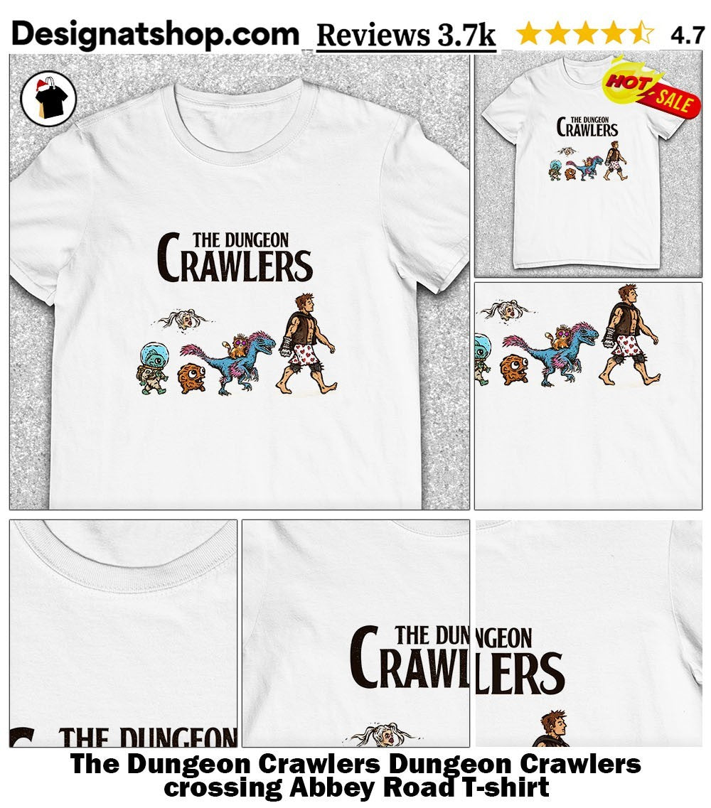 The Dungeon Crawlers Dungeon Crawlers crossing Abbey Road shirt