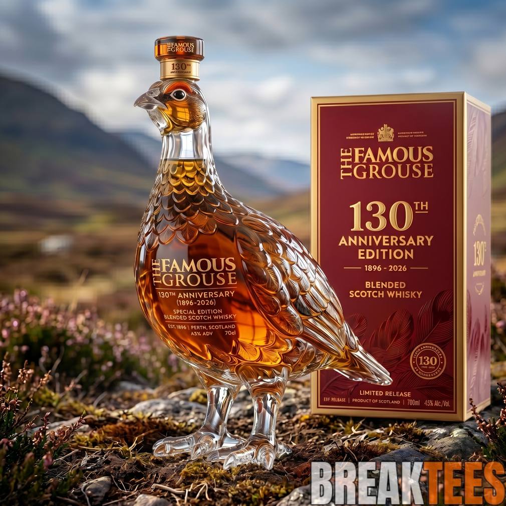 The Famous Grouse 130th Anniversary Edition Blended Scotch Whisky Bottle