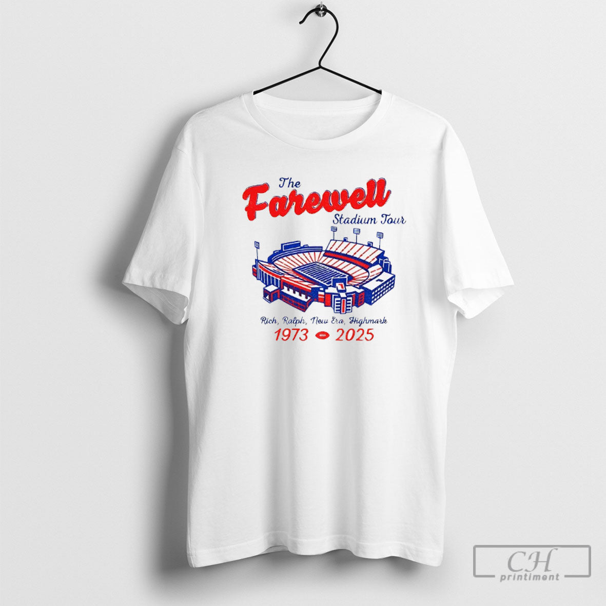 The Farewell Stadium Tour Rich Ralph New Era Highmark 1973 2025 Shirt Sweater