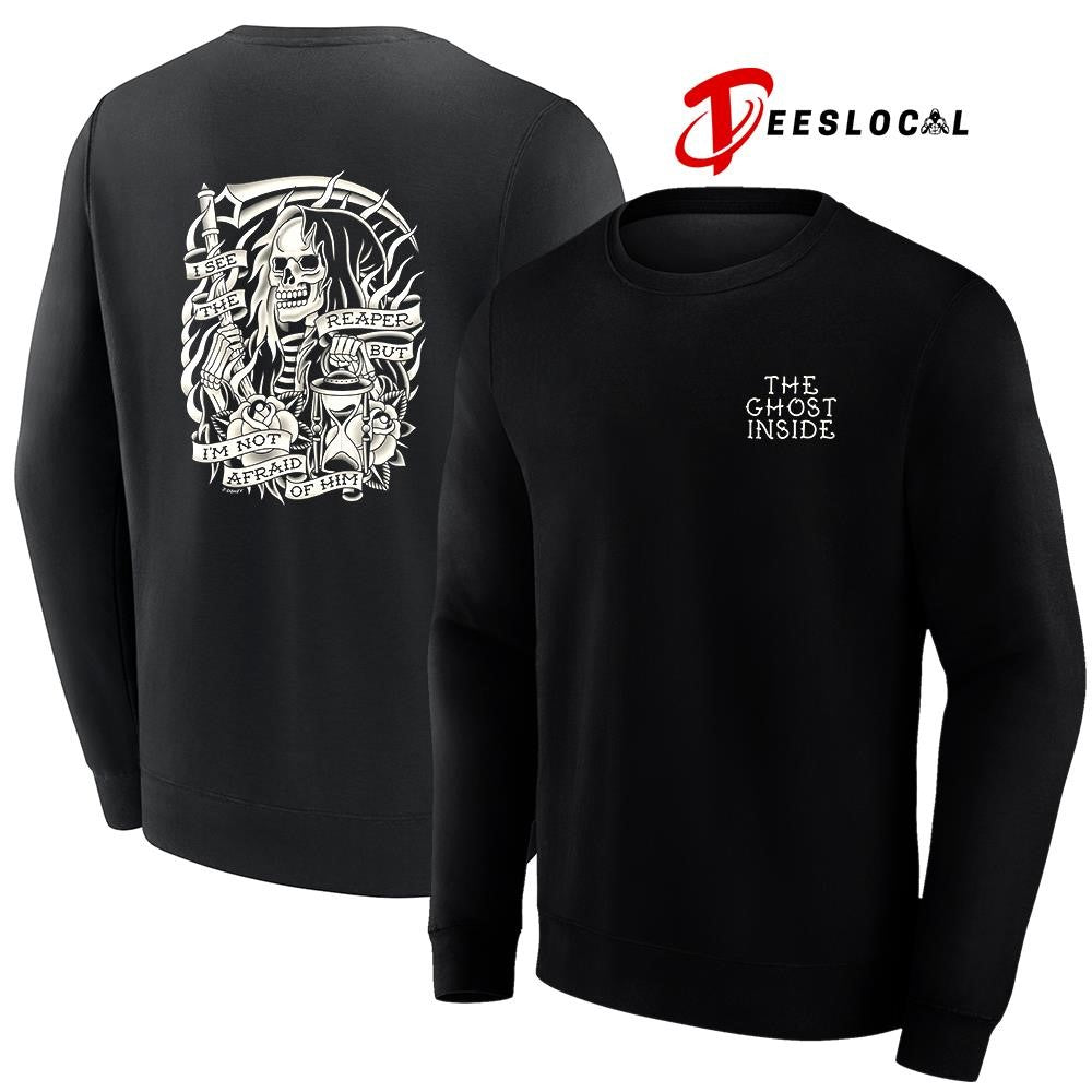 The Ghost Inside I see the Reaper but I’m not afraid of him graphic shirt
