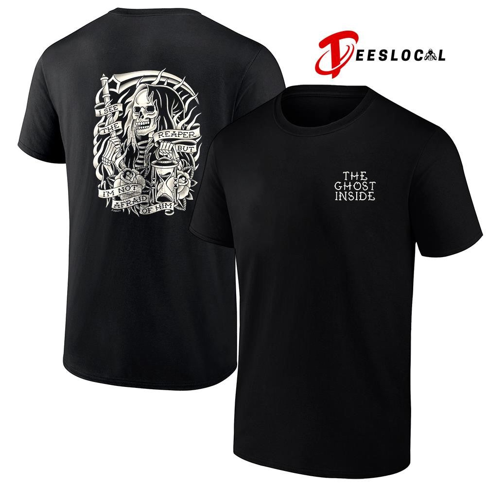 The Ghost Inside I see the Reaper but I’m not afraid of him graphic shirt