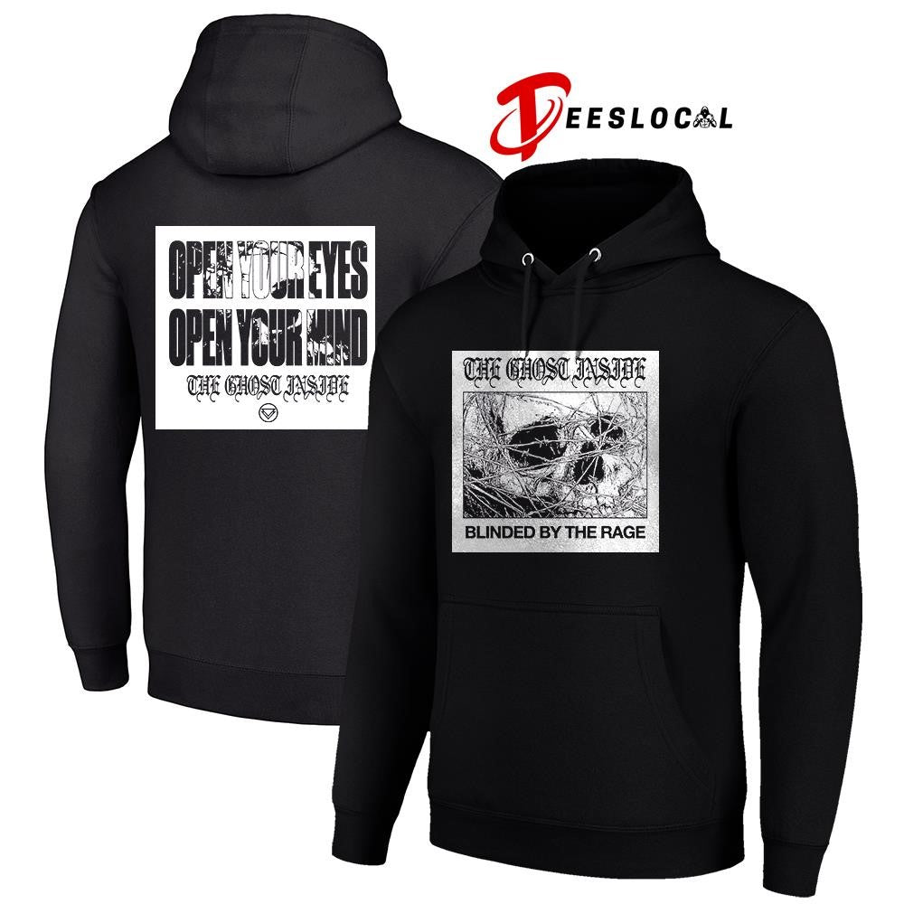 The Ghost Inside blinded by the rage open your eyes graphic shirt