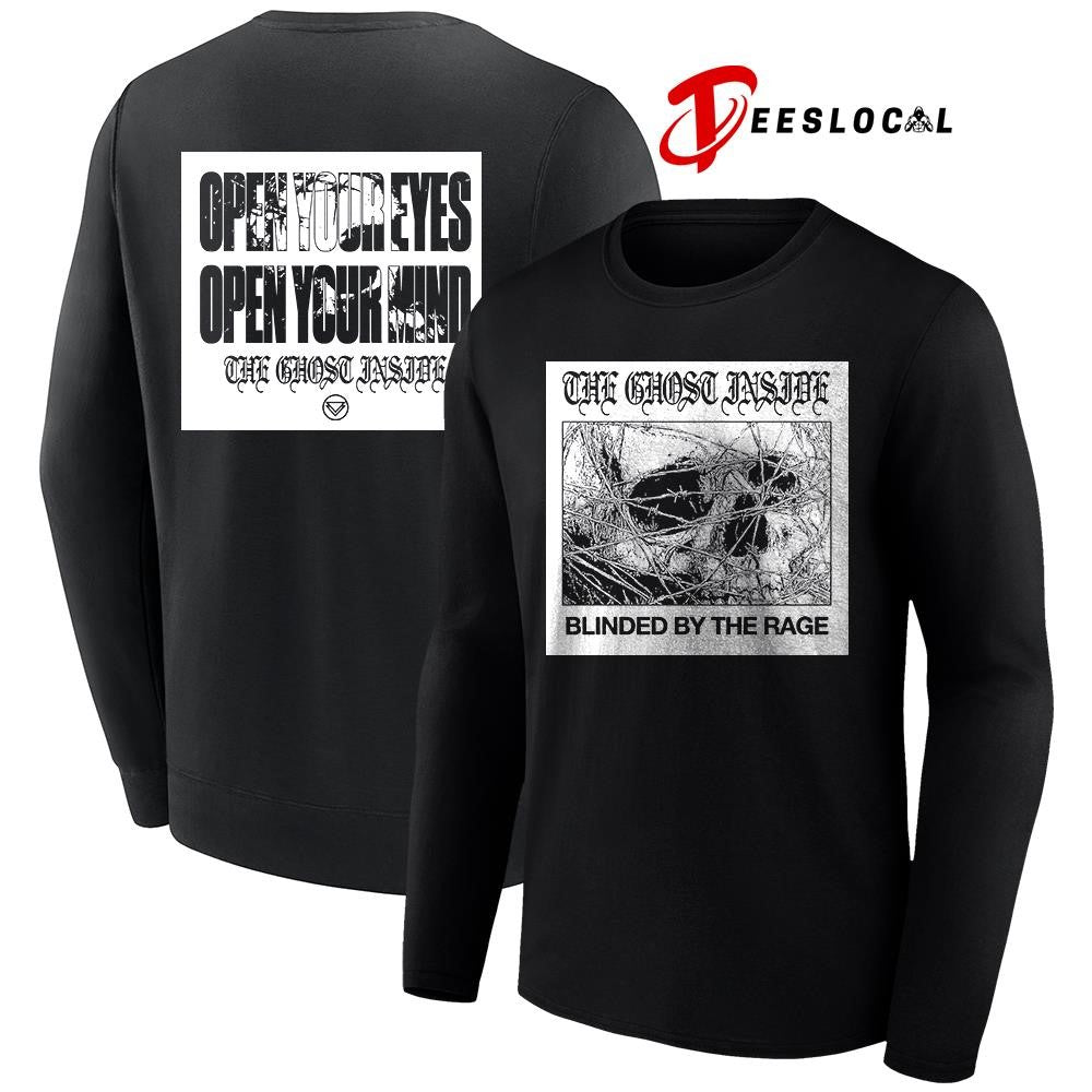 The Ghost Inside blinded by the rage open your eyes graphic shirt