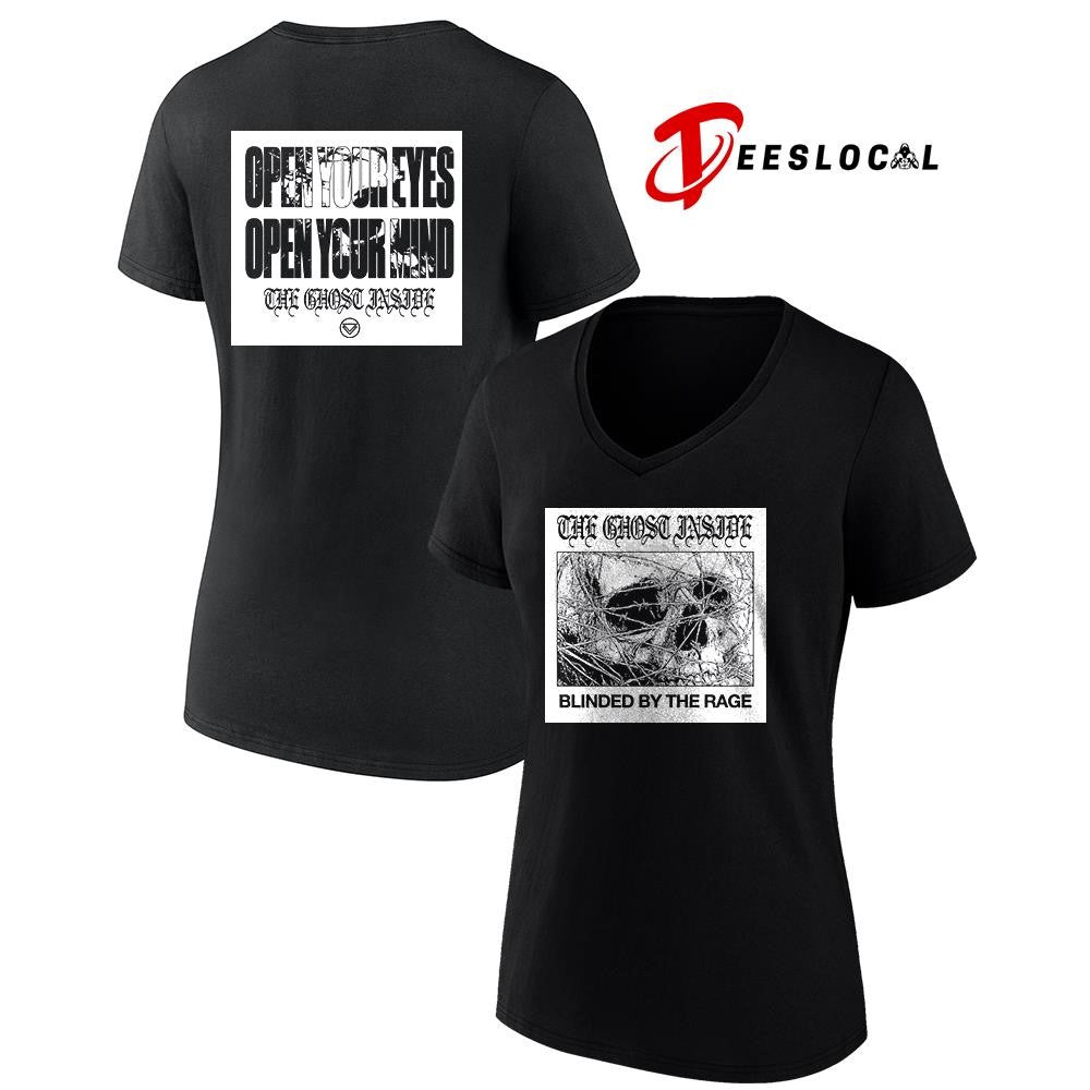 The Ghost Inside blinded by the rage open your eyes graphic shirt