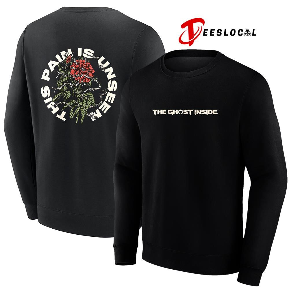 The Ghost Inside this pain is unseen floral shirt