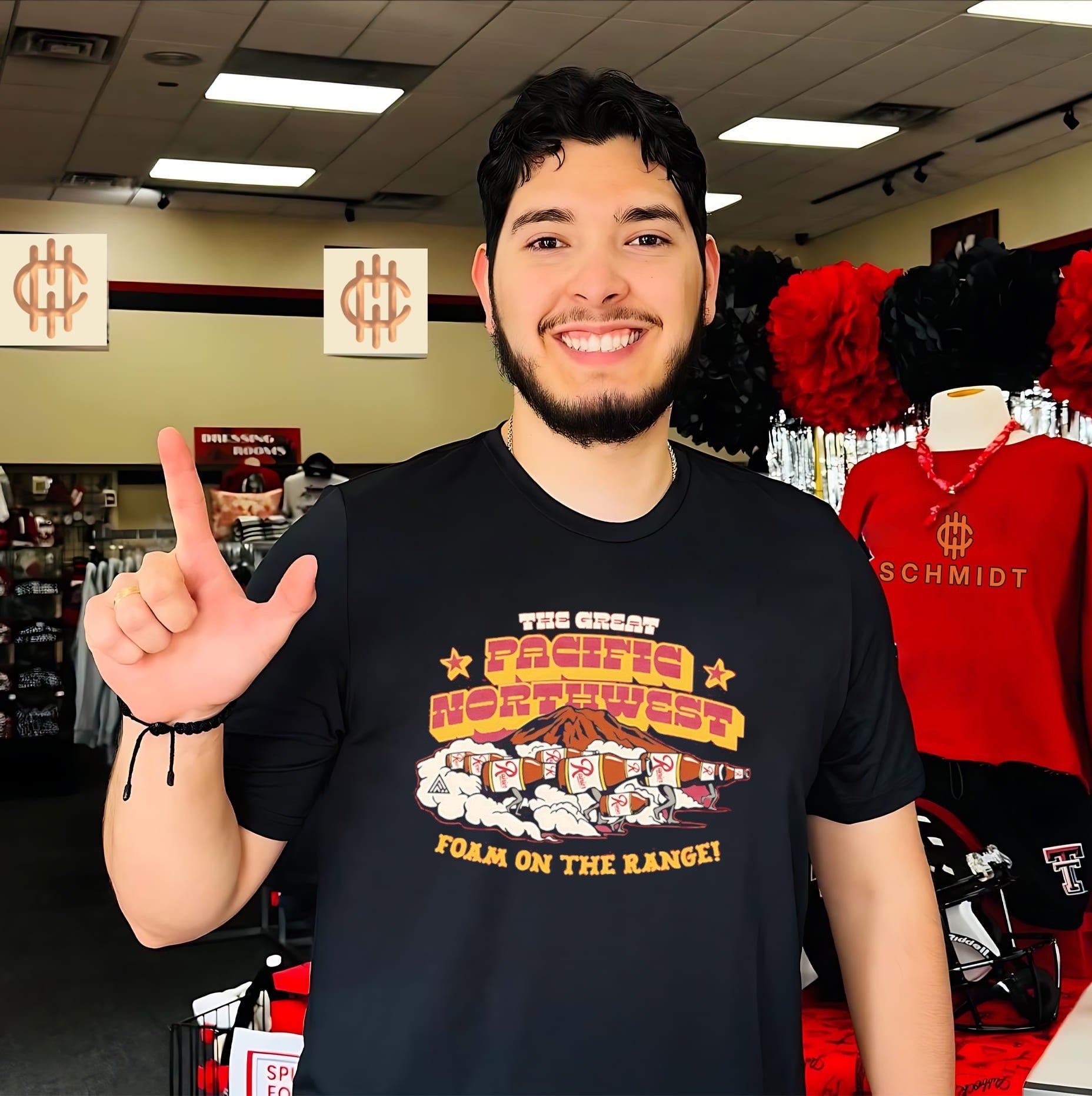 The Great Pacific Northwest Foam on the Range Rainier Beer shirt