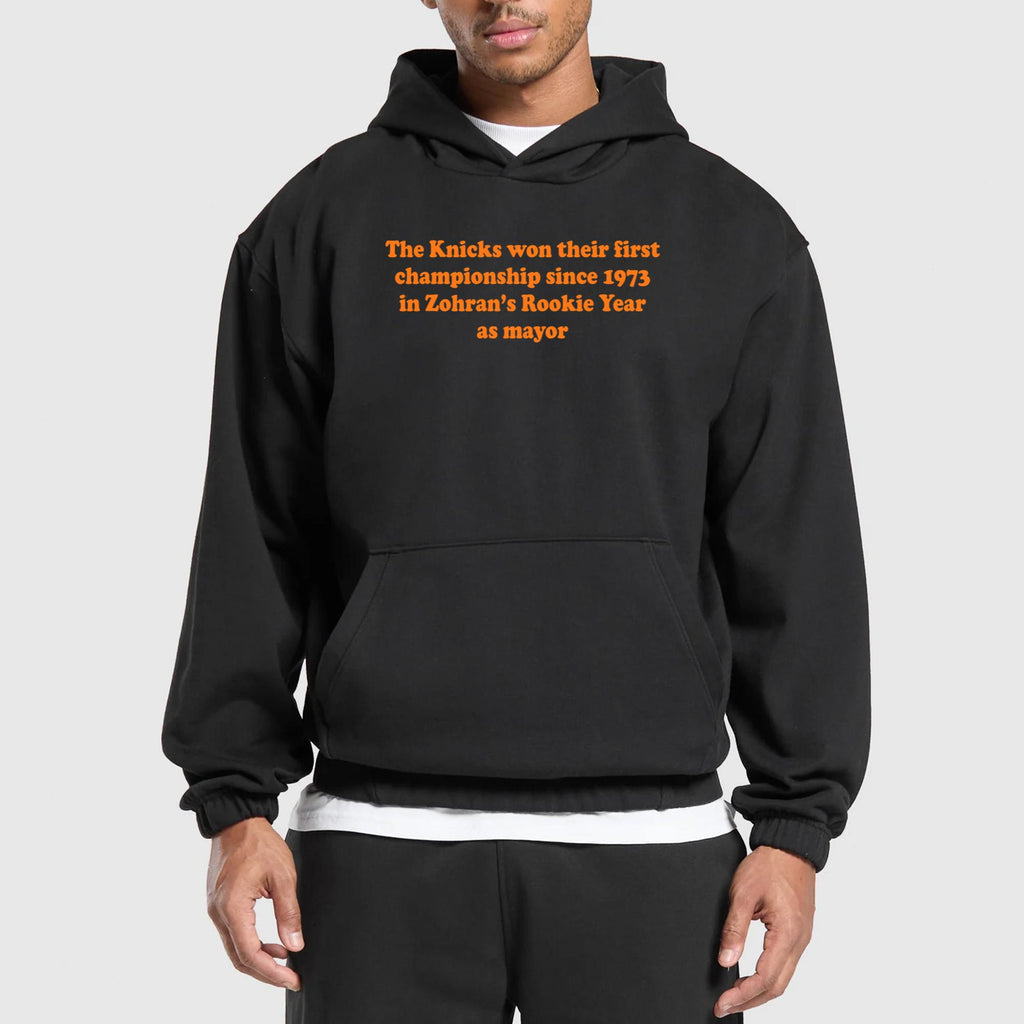 The Knicks Won Their First Championship Since 1973 In Zohran’s Rookie Year Shirt