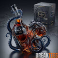 The Kraken Black Spiced Rum Octopus Whiskey Bottle