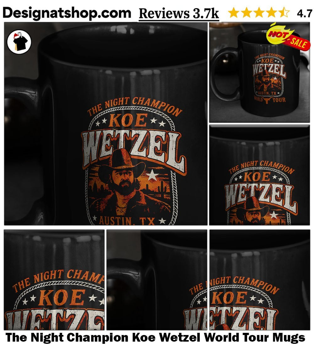 The Night Champion Koe Wetzel World Tour shirt