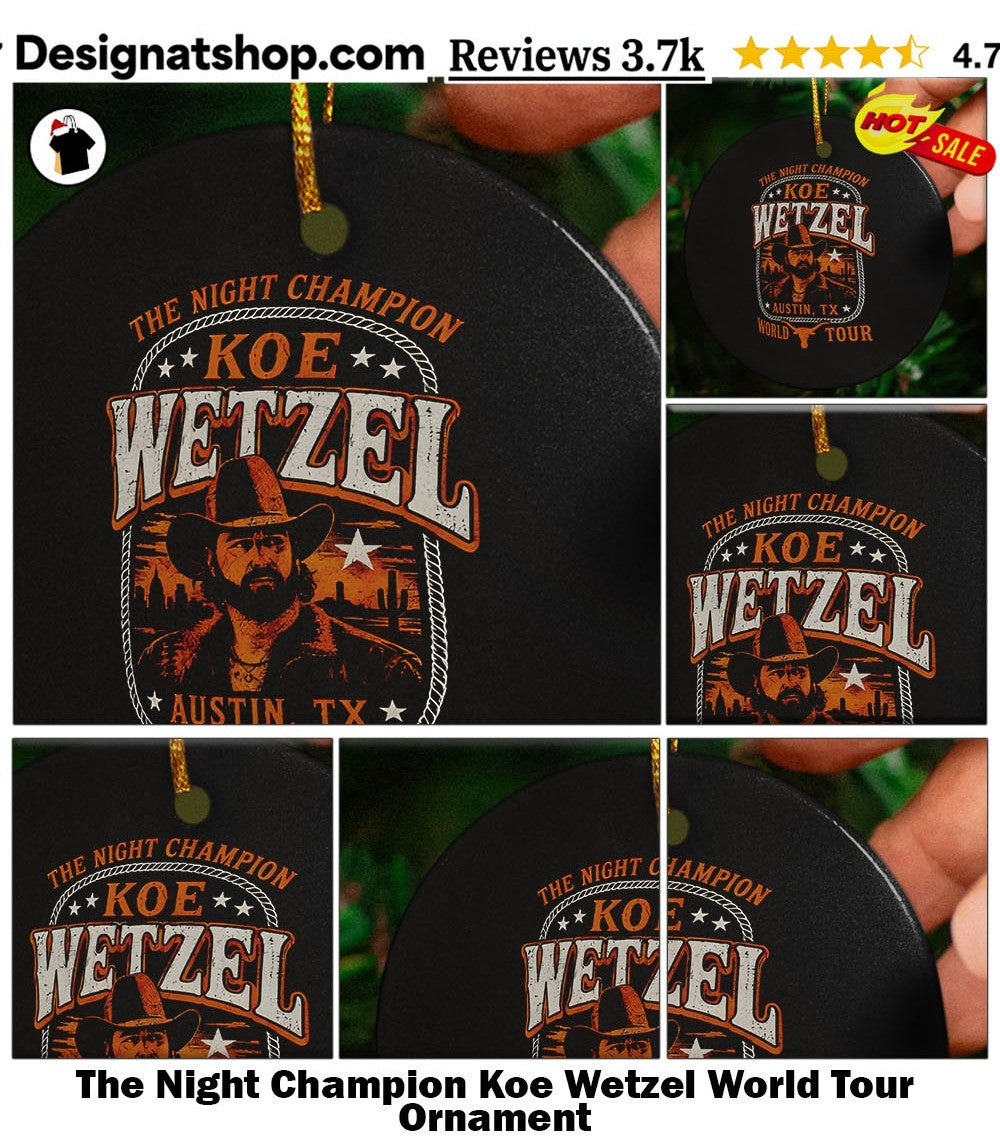 The Night Champion Koe Wetzel World Tour shirt