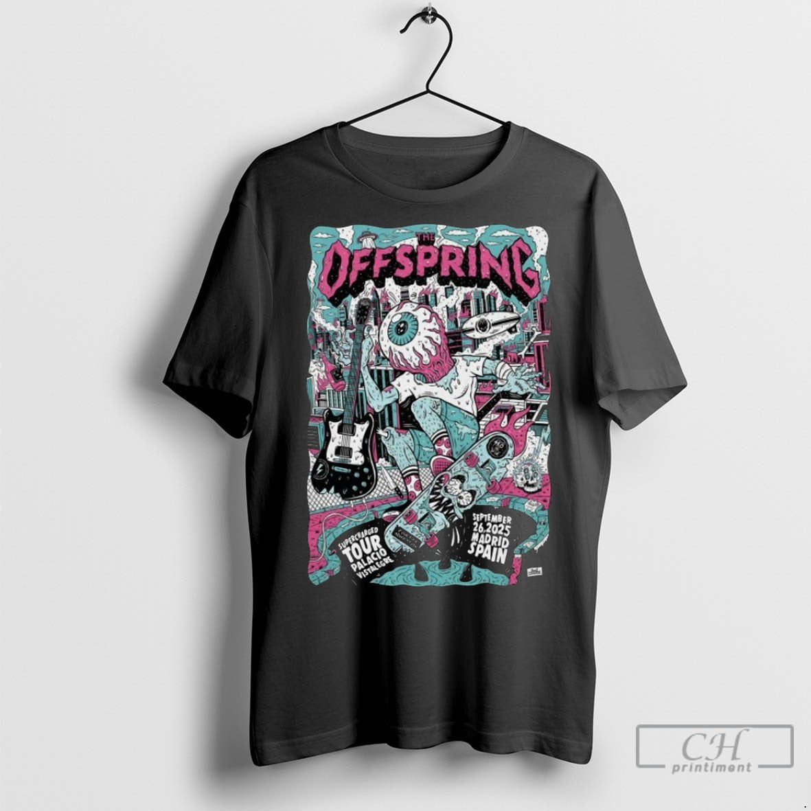 The Offspring Palacio Vistalegre In Madrid Spain Sep 26 2025 T Shirt Jpg