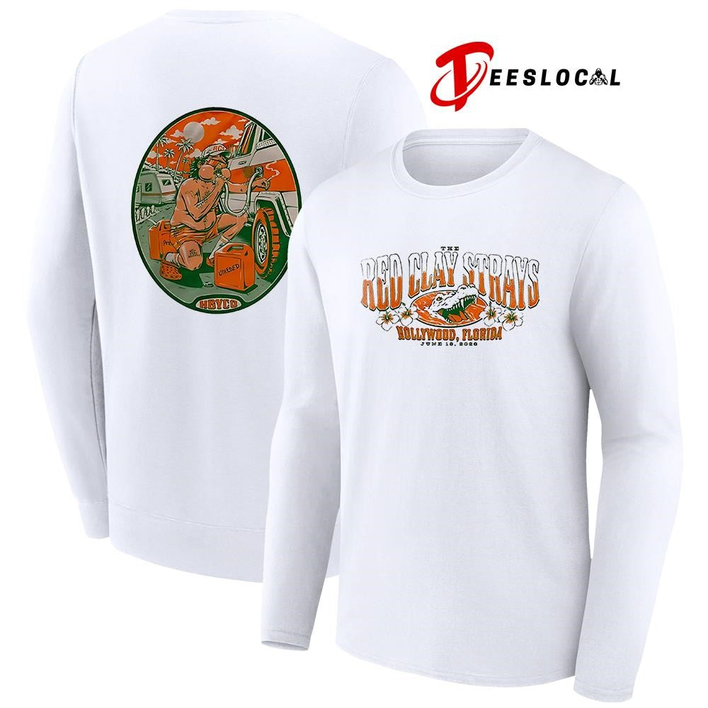 The Red Clay Strays x Soundwaves Creative Hollywood Florida graphic shirt