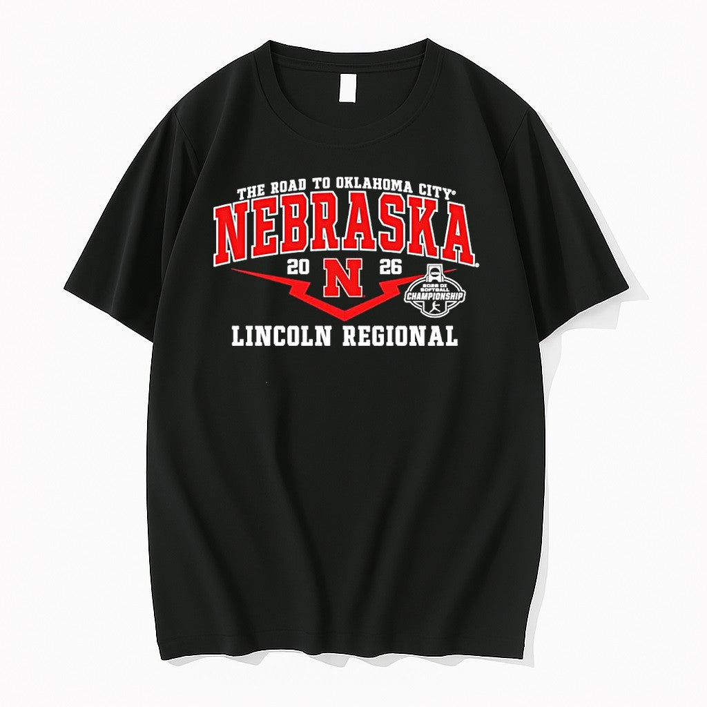 The Road To Oklahoma City Nebraska 2026 Division I Softball Championship Lincoln Regional Tshirts Sweater