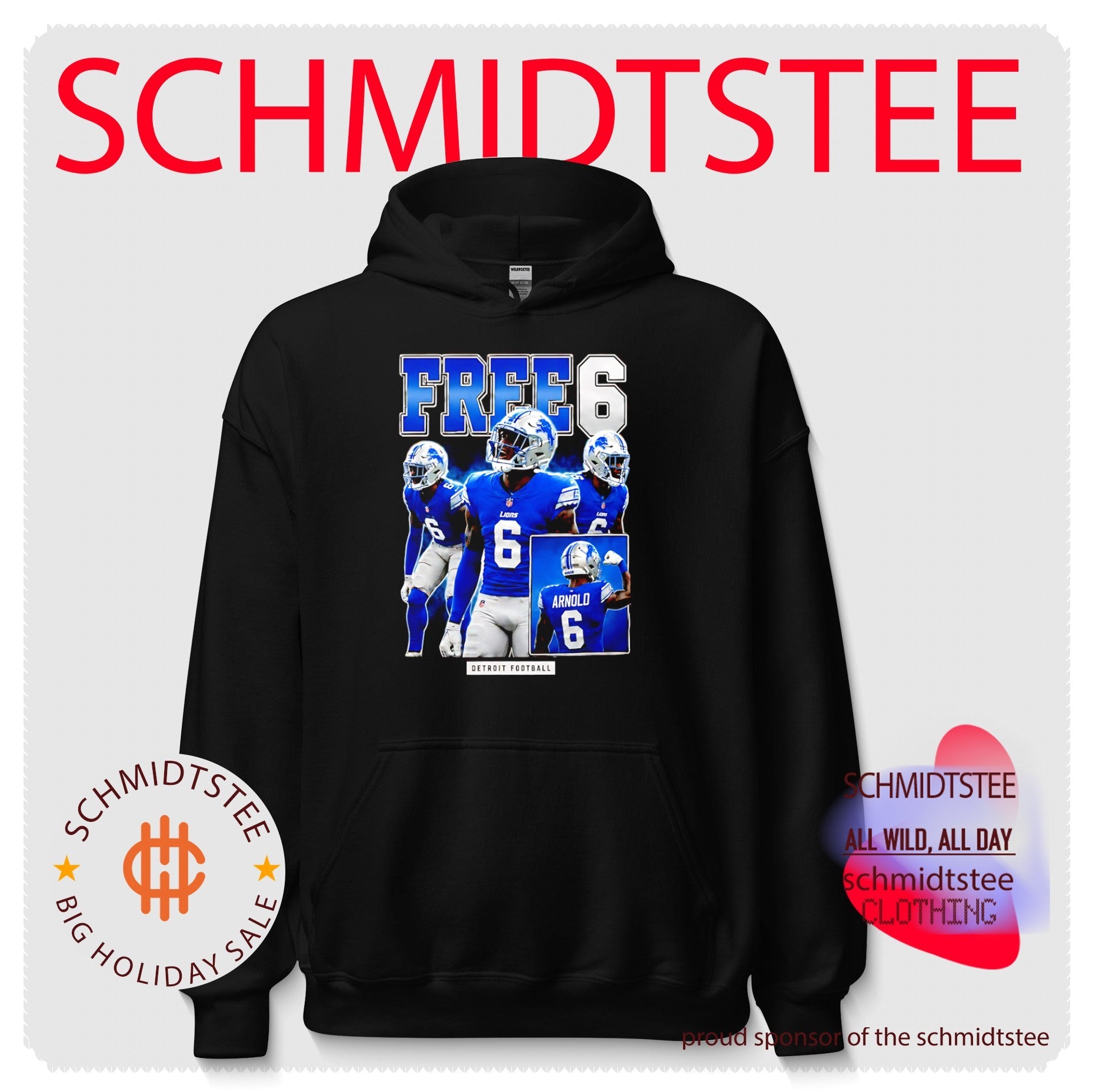 The St Brown Brothers Terrion Arnold Free 6 graphic shirt