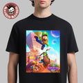The Super Mario Galaxy Movie Luigi Character Poster In Theaters On April 1 2026 T-Shirt