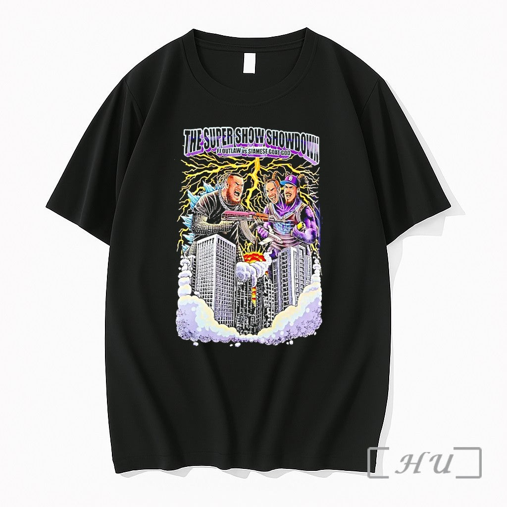 The Super Show Showdown Fj Outlaw And Siamese Goat God Tshirts Sweater