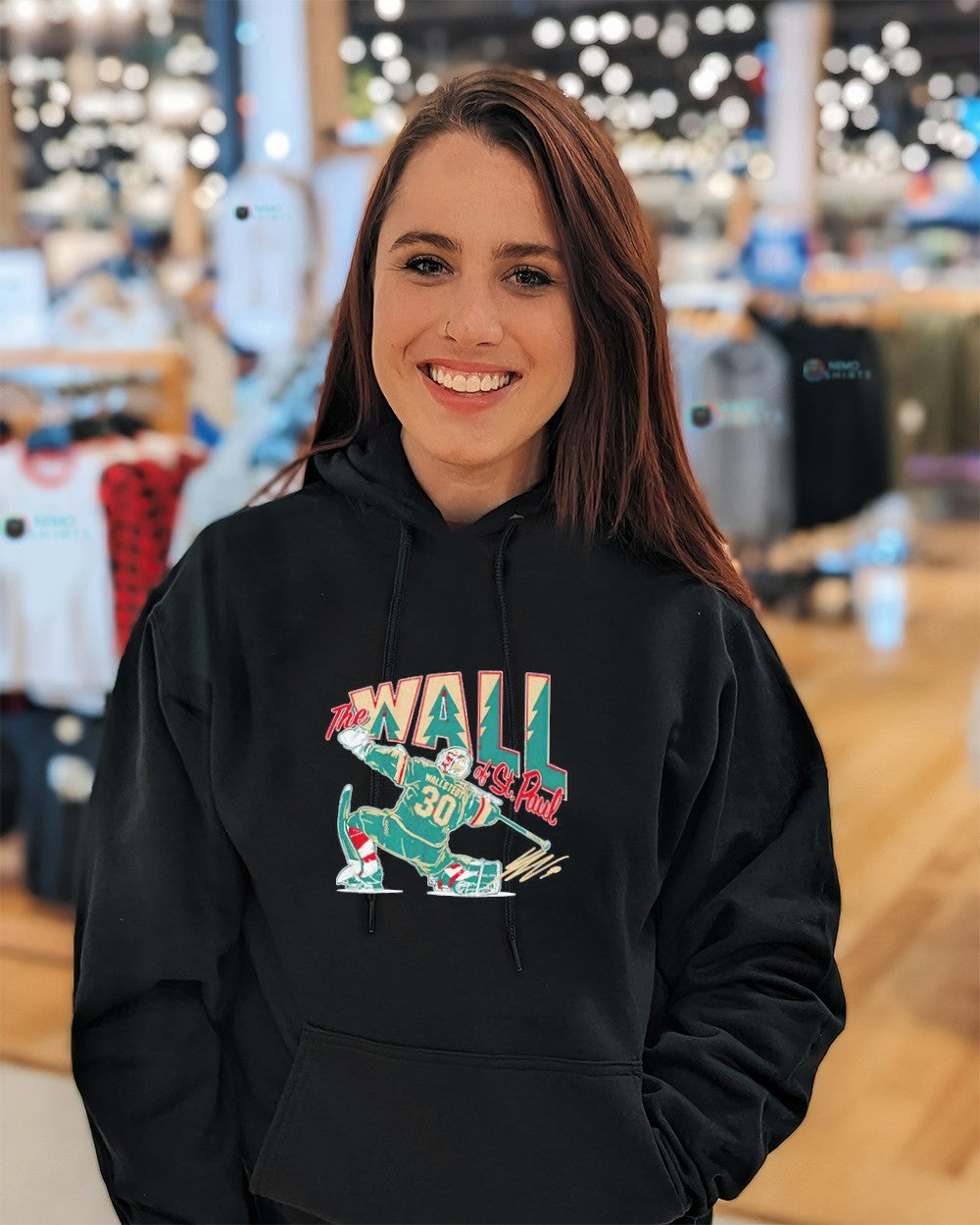 The Wall of St. Paul Jesper Wallstedt Minnesota Wild hockey shirt