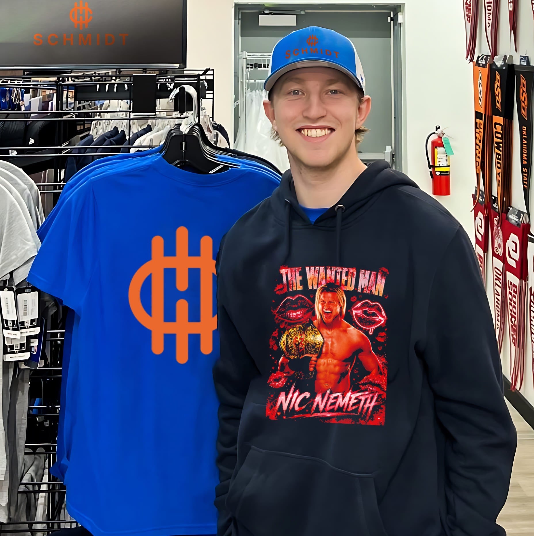 The Wanted Man Nic Nemeth TNA World Champion shirt