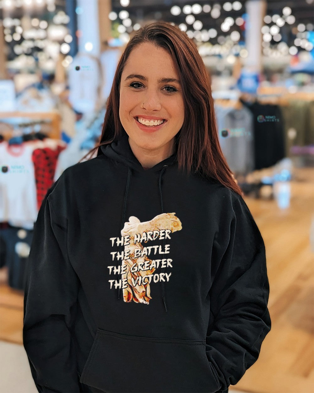The harder the batte the greater the victory Montreal Victoire shirt