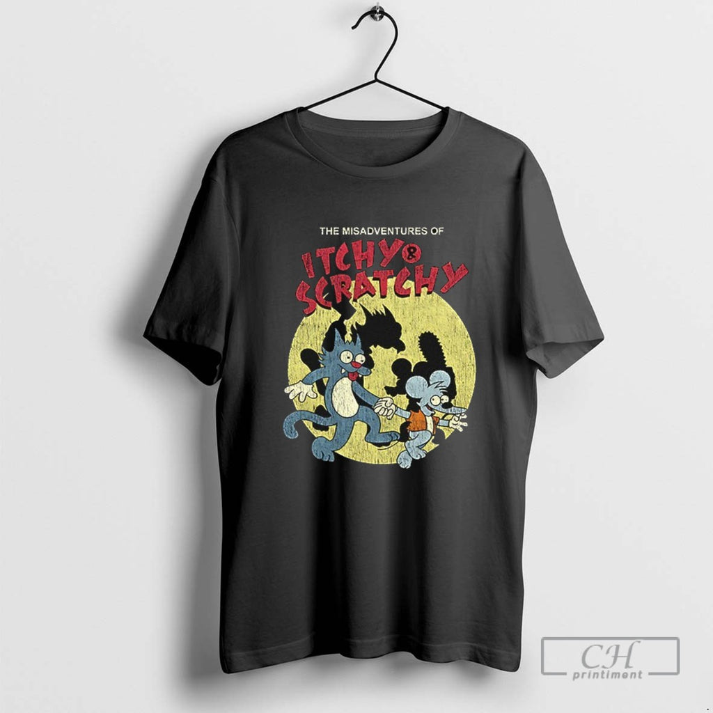 The Misadventures Of Itchy And Scratchy Vintage T Shirt Sweater