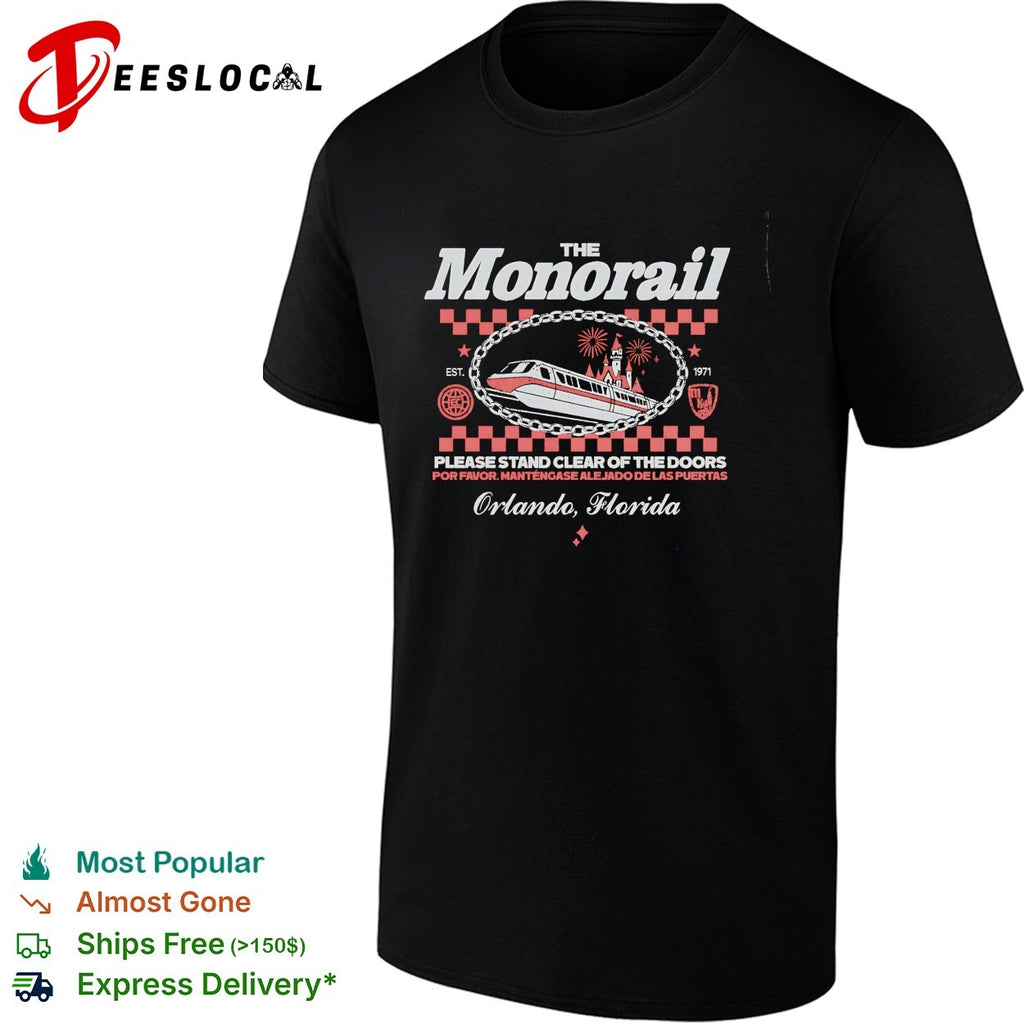 The monorail Orlando Florida shirt