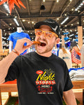 The night starts here Golden gate Las Vegas shirt