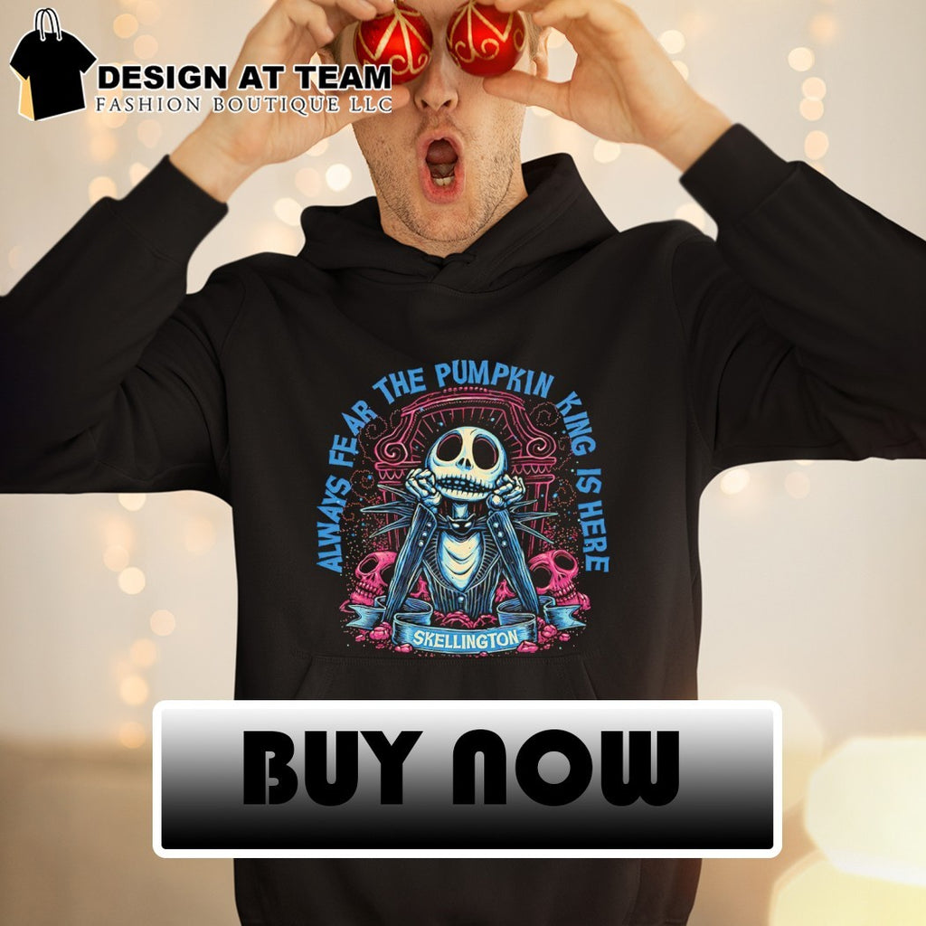 The pumpkin king is here Jack Skellington shirt