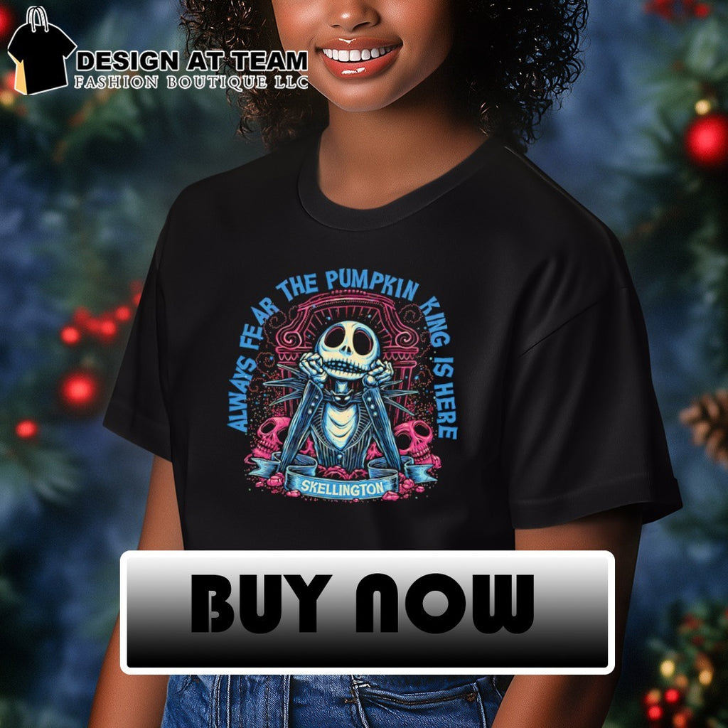 The pumpkin king is here Jack Skellington shirt