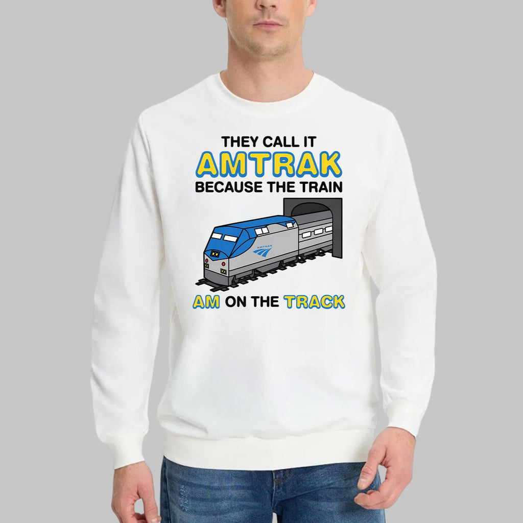 They Call It Amtrak Because The Train Am On The Track Shirt