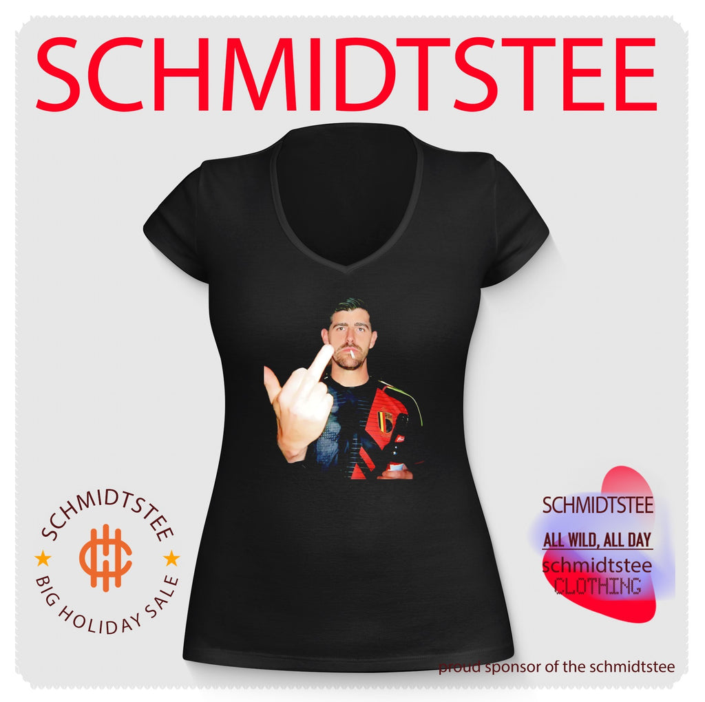 Thibaut Courtois Belgium National Team Middle Finger shirt