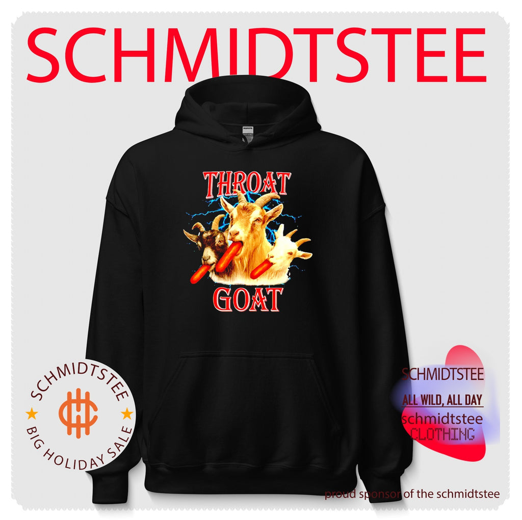 Throat Goat Hot Dog Eating Goats humor animal meme shirt