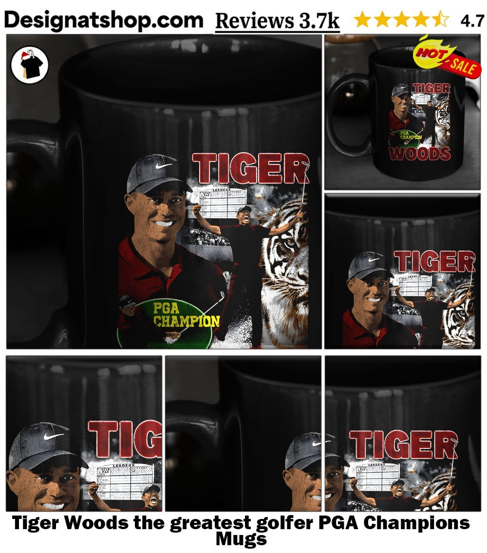 Tiger Woods the greatest golfer PGA Champions shirt