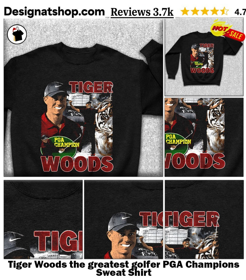 Tiger Woods the greatest golfer PGA Champions shirt