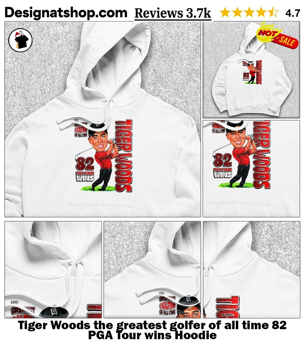 Tiger Woods the greatest golfer of all time 82 PGA Tour wins shirt