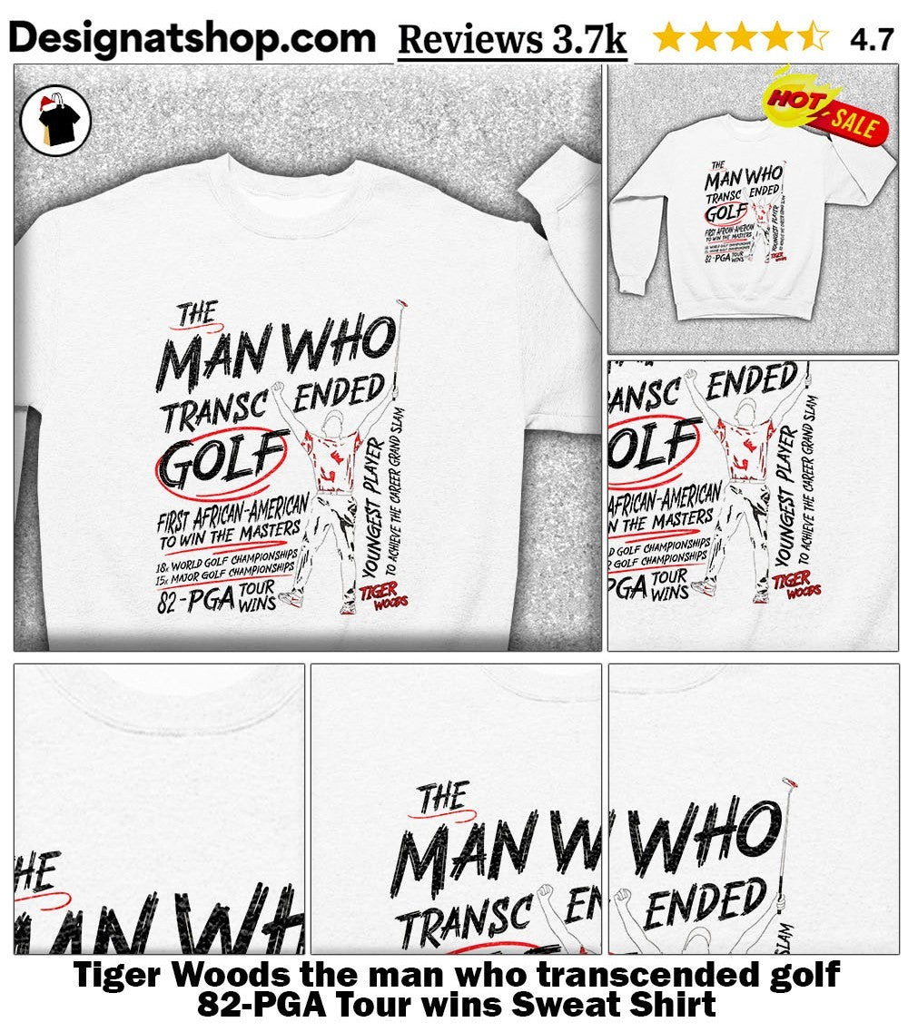 Tiger Woods the man who transcended golf 82-PGA Tour wins shirt