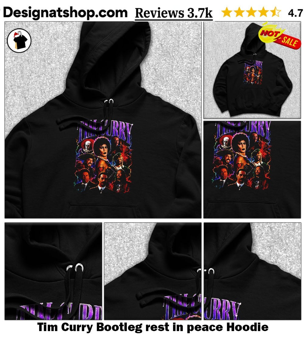 Tim Curry Bootleg rest in peace shirt