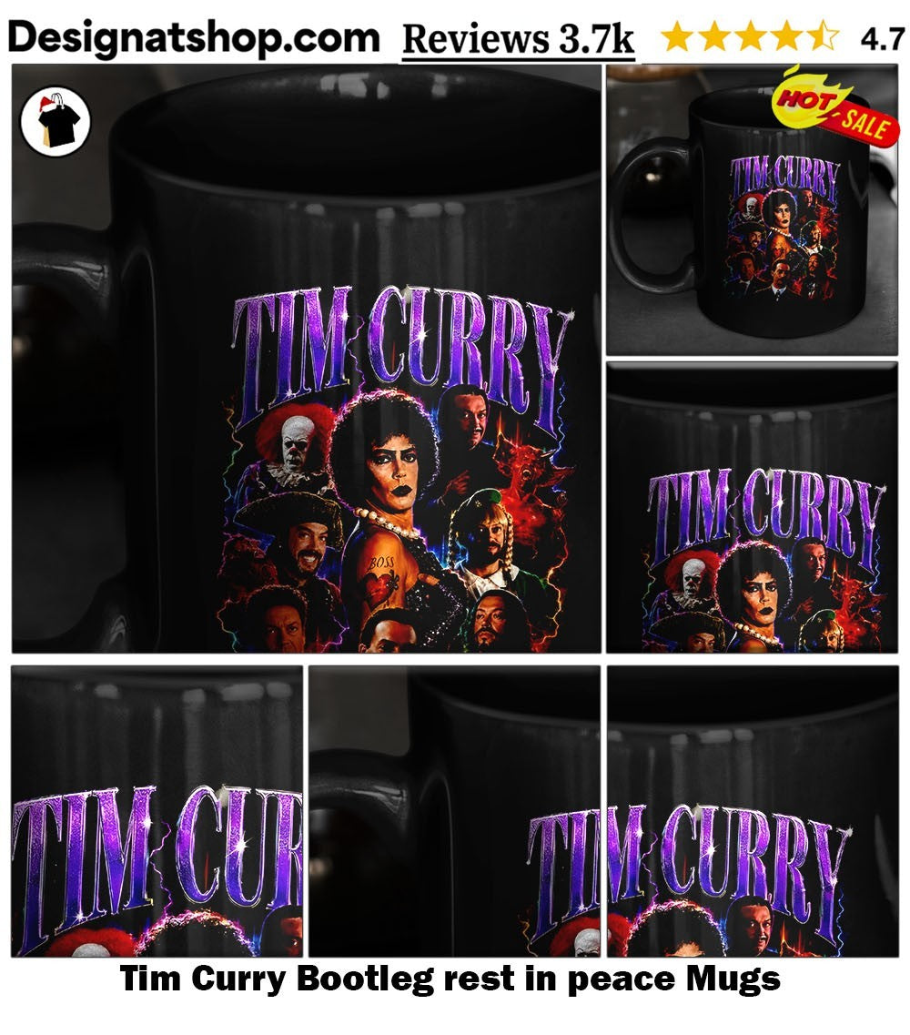 Tim Curry Bootleg rest in peace shirt
