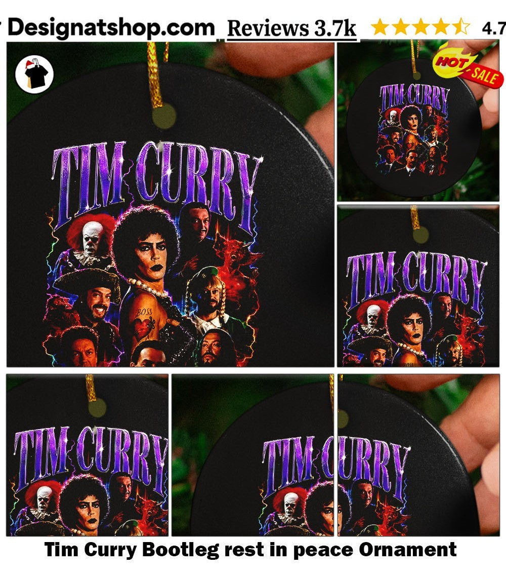 Tim Curry Bootleg rest in peace shirt