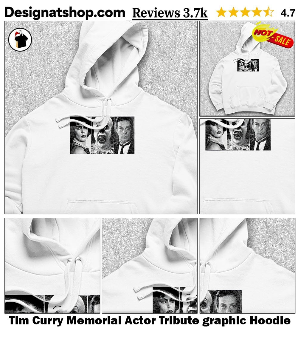 Tim Curry Memorial Actor Tribute graphic shirt
