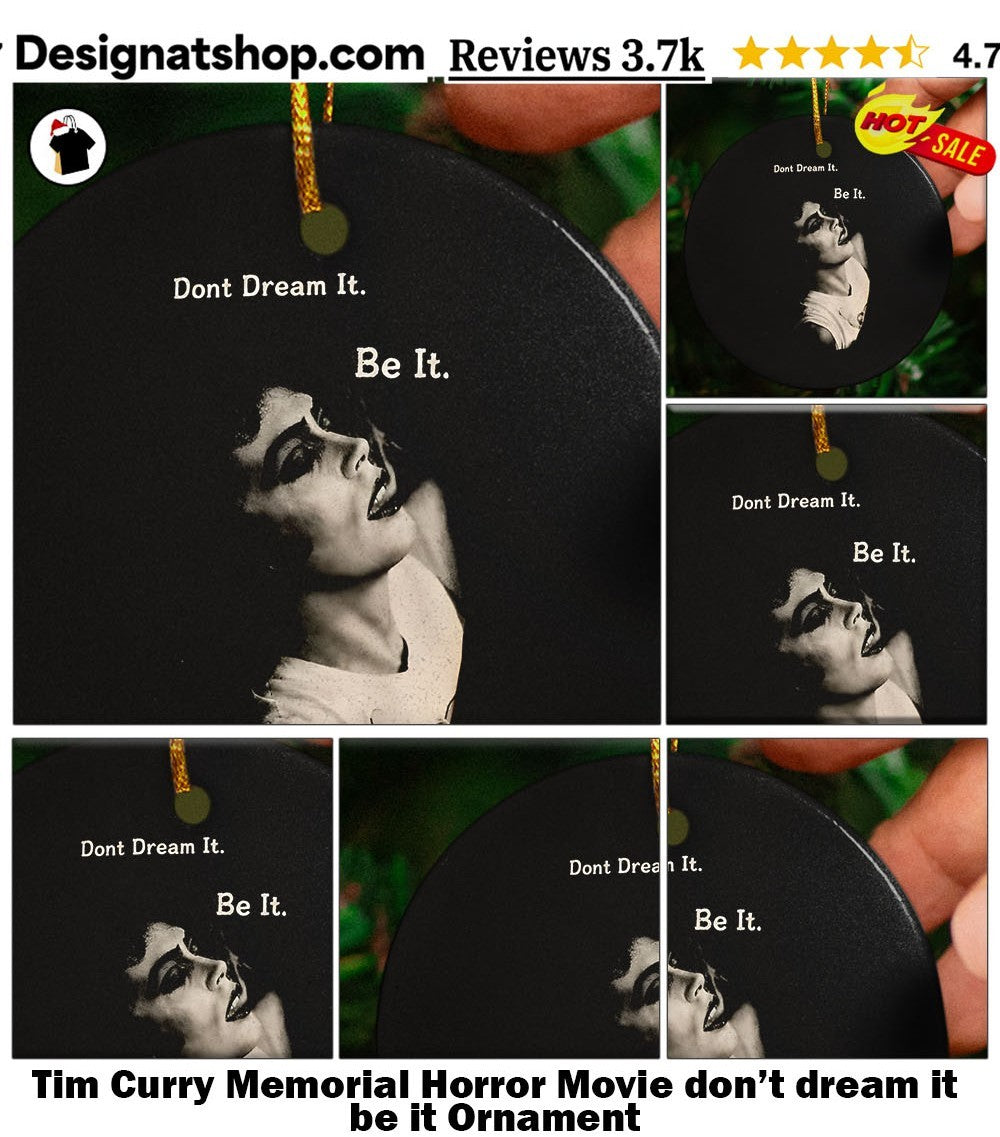 Tim Curry Memorial Horror Movie don’t dream it be it shirt