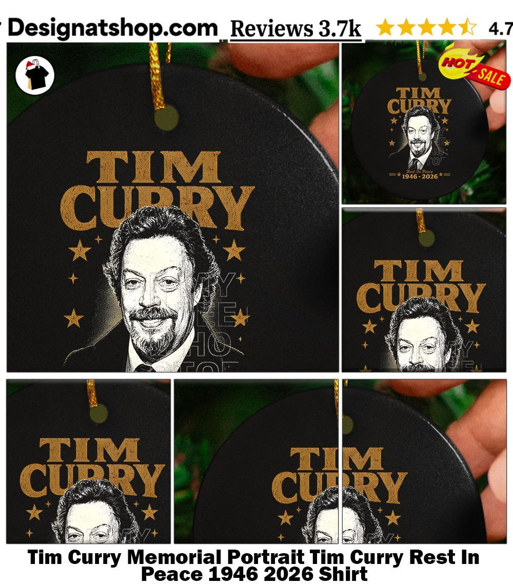 Tim Curry Memorial Portrait Tim Curry Rest In Peace 1946 2026 Shirt