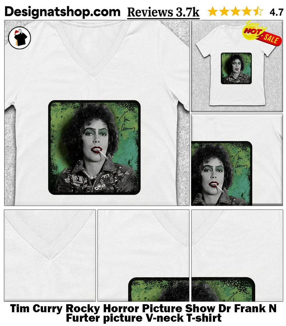 Tim Curry Rocky Horror Picture Show Dr Frank N Furter picture shirt