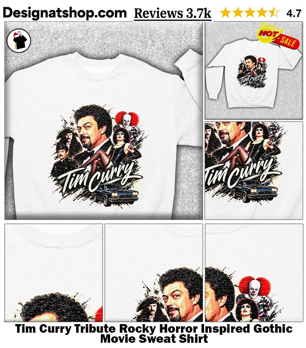 Tim Curry Tribute Rocky Horror Inspired Gothic Movie shirt