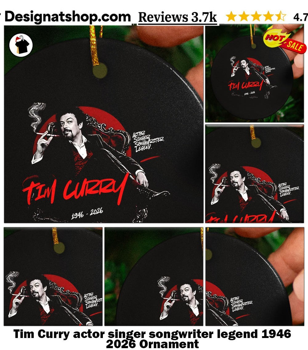 Tim Curry actor singer songwriter legend 1946 2026 shirt