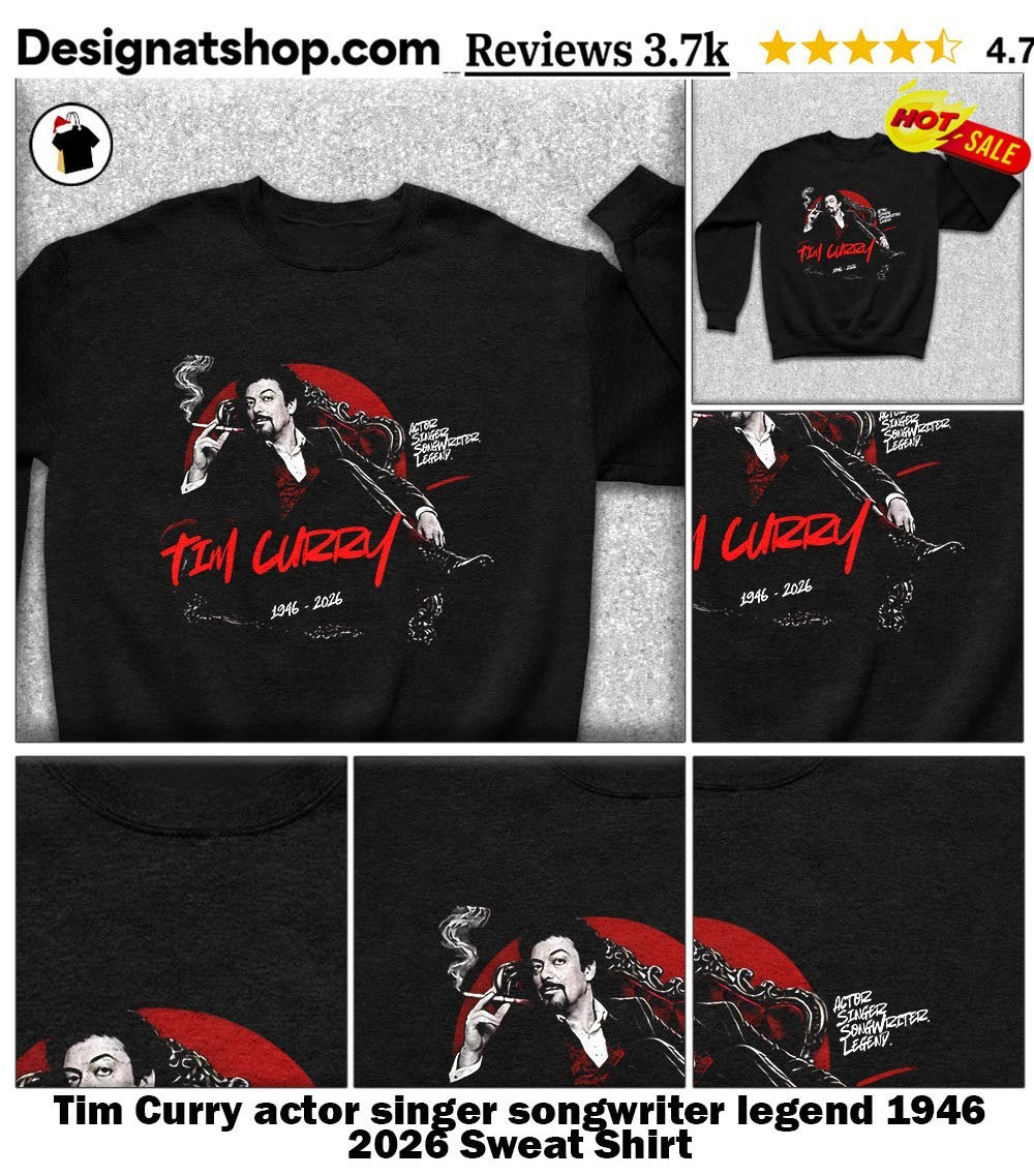 Tim Curry actor singer songwriter legend 1946 2026 shirt