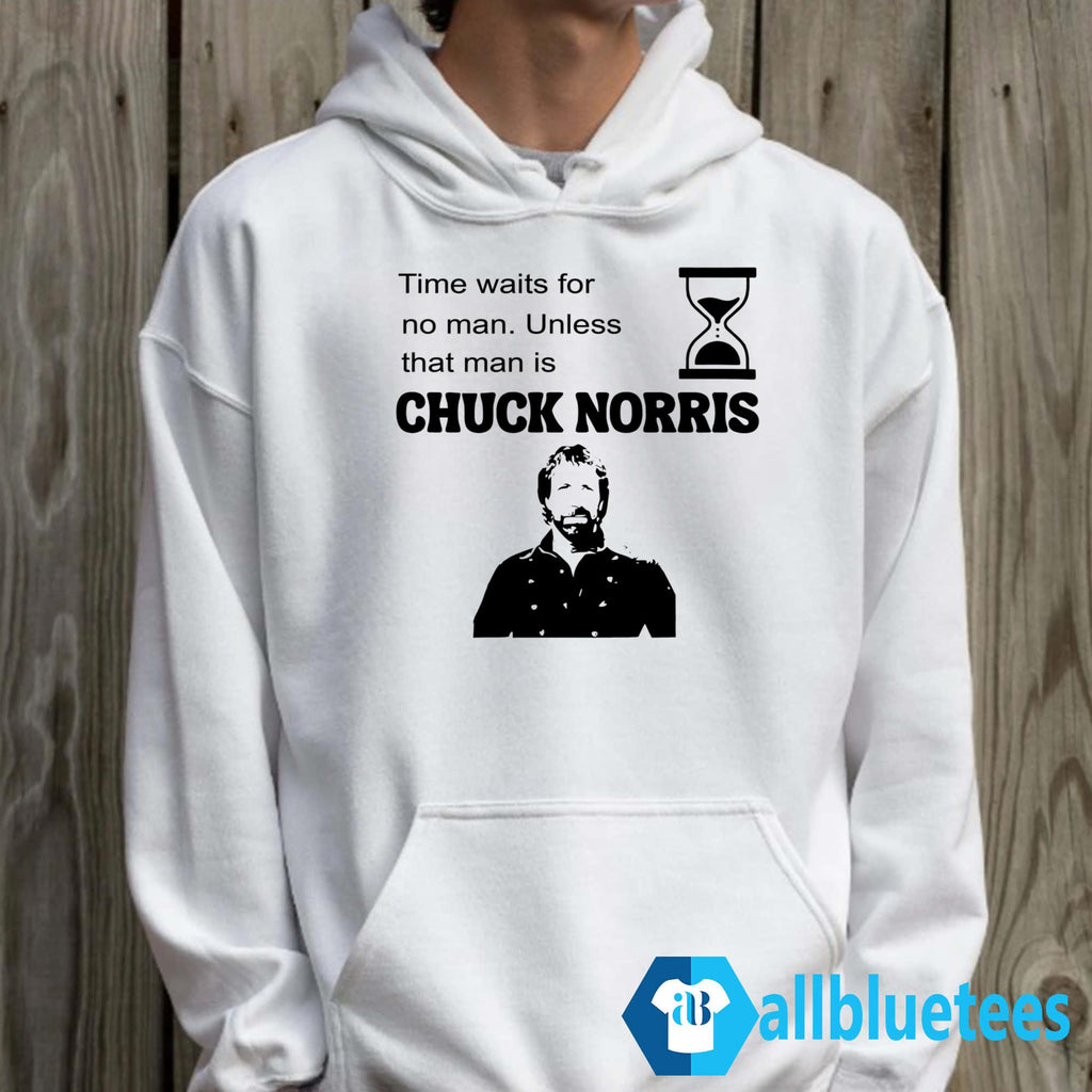 Time Waits For No Man Unless That Man Is Chuck Norris Shirt