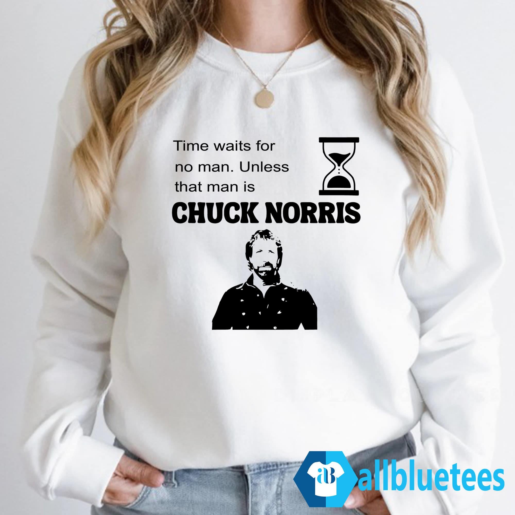 Time Waits For No Man Unless That Man Is Chuck Norris Shirt